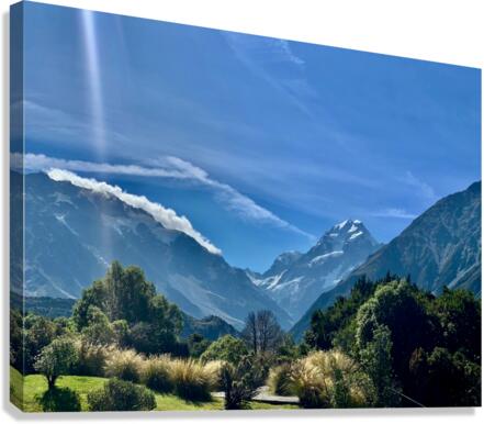 New Zealands Peaks Canvas Print