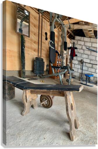 Vintage Gym Canvas Print