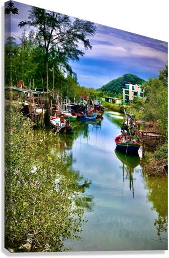 Colorful River 2 Canvas Print