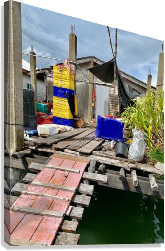 House in Koh Panyee Floating Village Thailand 3 Canvas Print