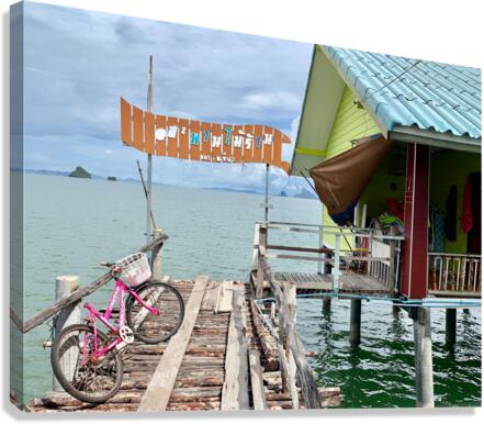 House in Koh Panyee Floating Village Thailand Canvas Print