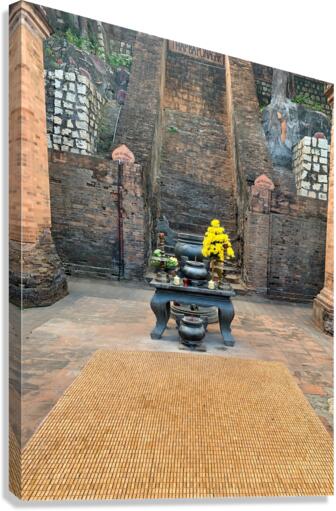 Inside the Ponagar Temple Nha Trang Canvas Print