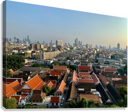 Overview of Bangkok 2 Canvas Print