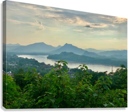 Mountains in Luang Prabang Laos Canvas Print