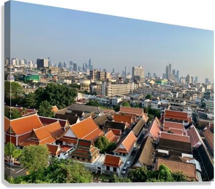 Overview of Bangkok 1 Canvas Print
