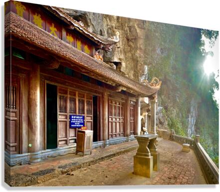 Bich Dong Pagoda Tam Coc Vietnam 2 Canvas Print
