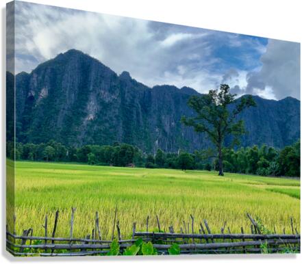 Laos Mountains Canvas Print