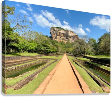On Sigiriya s Path Canvas Print