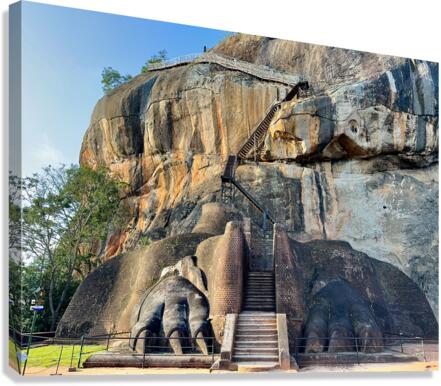 Lions Rock Sigiriya Sri Lanka Canvas Print