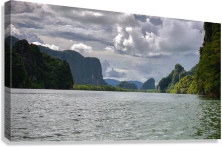 Amazing Scenery on the Sea Canvas Print
