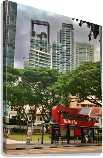 Around Singapore 2  Impression sur toile
