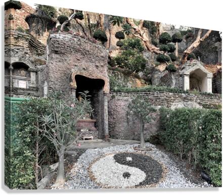 Yin Yang Entrance Canvas Print