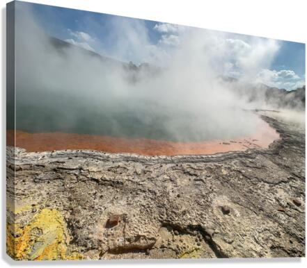 Wai O Tapu Thermal Wonderland 3 Canvas Print