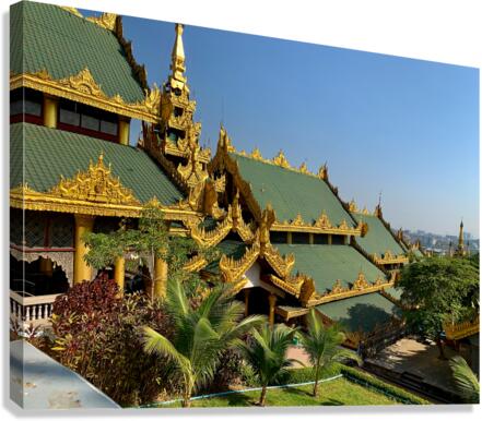 Shwedagon Pagoda Yangon Myanmar 1 Canvas Print