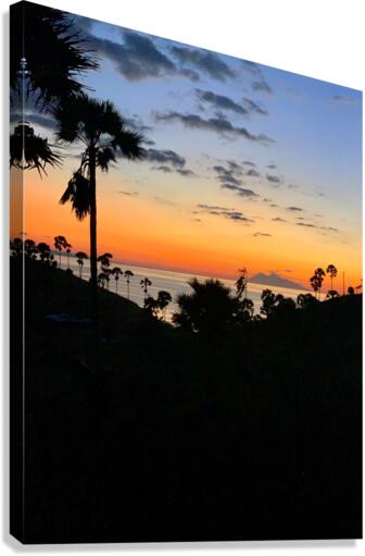 Sunset Over the Flores Sea Indonesia 1 Canvas Print