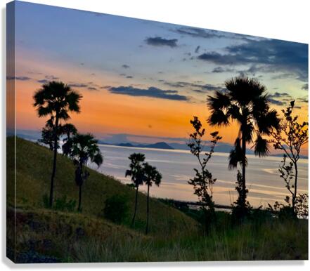 Sunset Over the Flores Sea Indonesia 6 Canvas Print