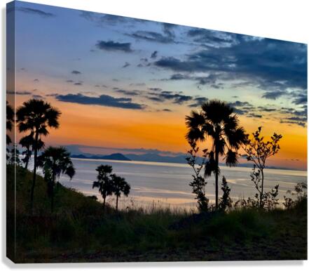 Sunset Over the Flores Sea Indonesia 5 Canvas Print