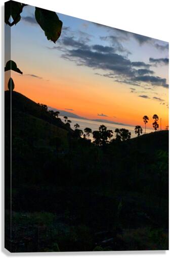 Sunset Over the Flores Sea Indonesia 2 Canvas Print