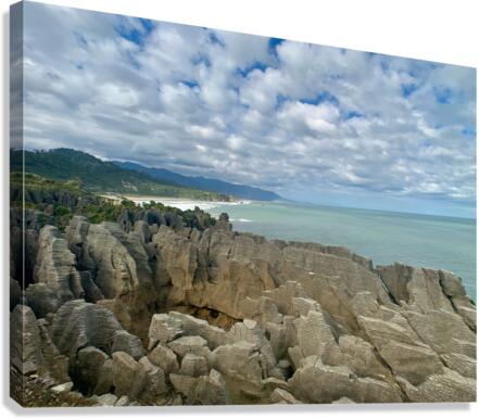 Punakaiki Pancake Rocks New Zealand 5 Canvas Print