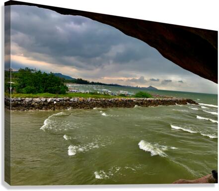 View from Wat Tham Khao Tao Hua Hin Thailand 2 Canvas Print