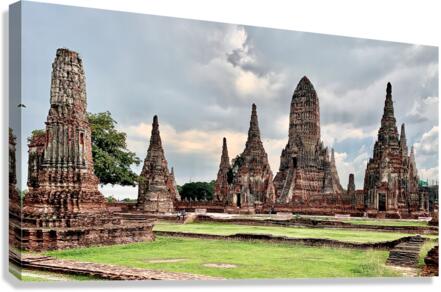 Ayutthaya Historical Park Temples 1 Canvas Print