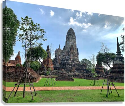 Ayutthaya Historical Park Temples 11 Canvas Print
