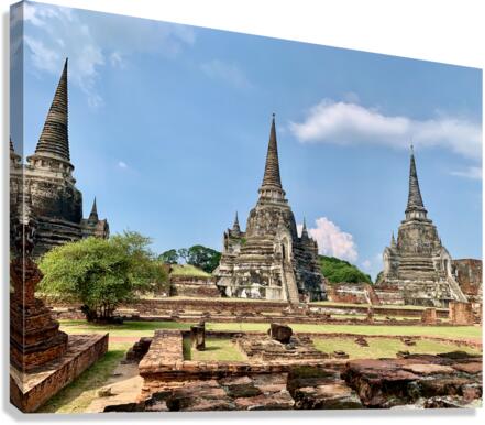 Ayutthaya Historical Park Temples 7 Canvas Print