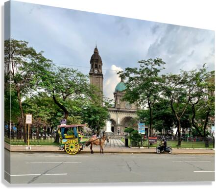 The Manila Cathedral Canvas Print