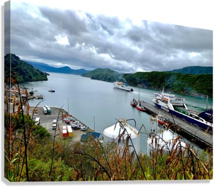 Pictons Ferry New Zealand Canvas Print