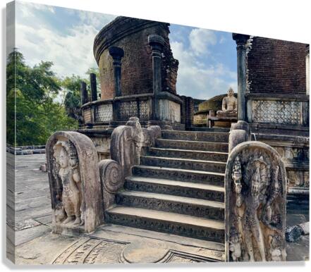 The Sacred City of Polonnaruwa 2 Canvas Print