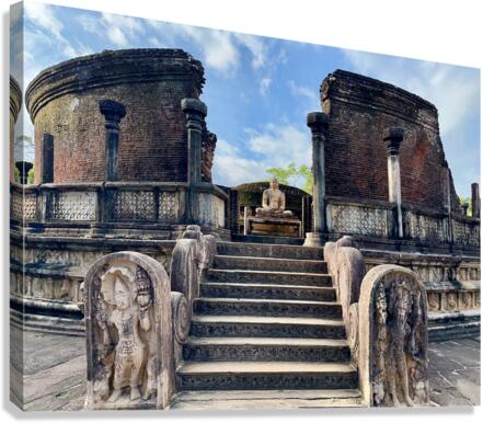 The Sacred City of Polonnaruwa 1  Canvas Print
