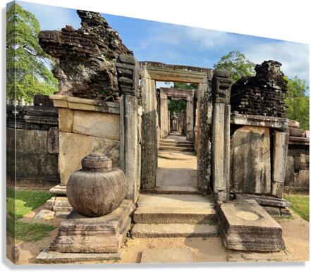 The Sacred City of Polonnaruwa 3 Canvas Print