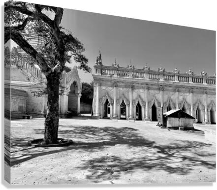BW Ananda Pagoda Myanmar Canvas Print