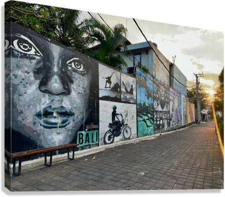 Bali Art Sunset Canvas Print