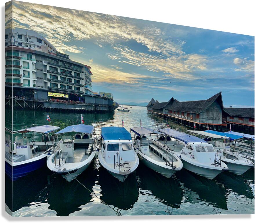 Parked for the Night Canvas Print