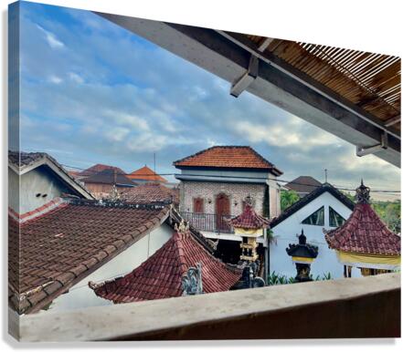 Window on Bali Canvas Print