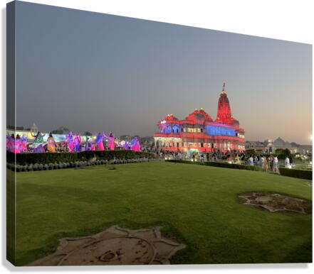 Prem Mandir Vrindavan 5 Canvas Print