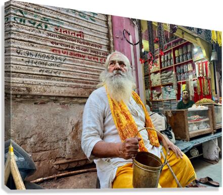 Vishram Ghat Temple 5 Canvas Print