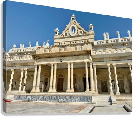 Vrindavan Temple Canvas Print