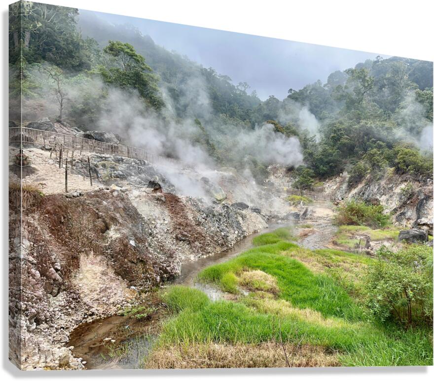 Cibuni Rengganis Crater Java Indonesia 1 Canvas Print