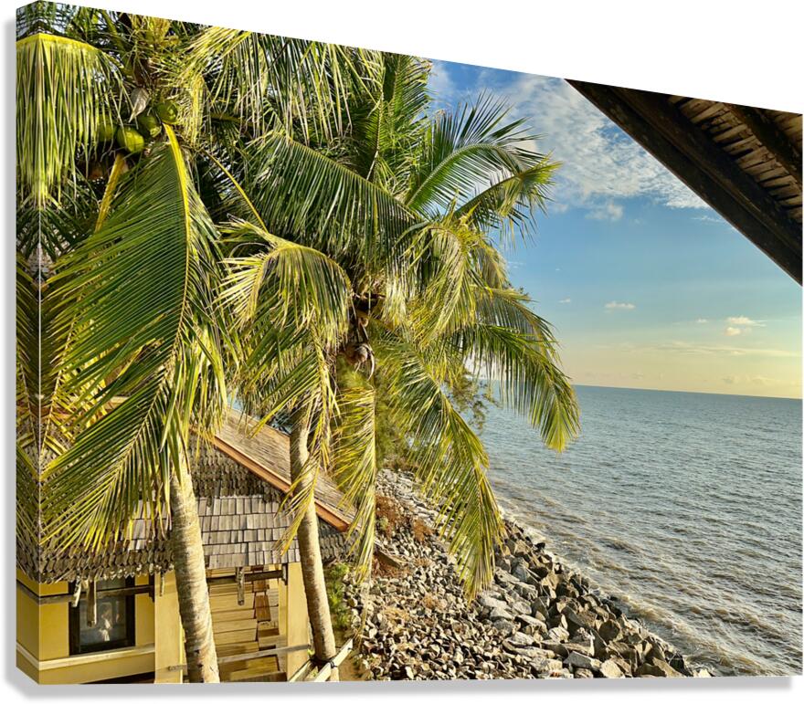 From the Balcony in Miri 2 Canvas Print