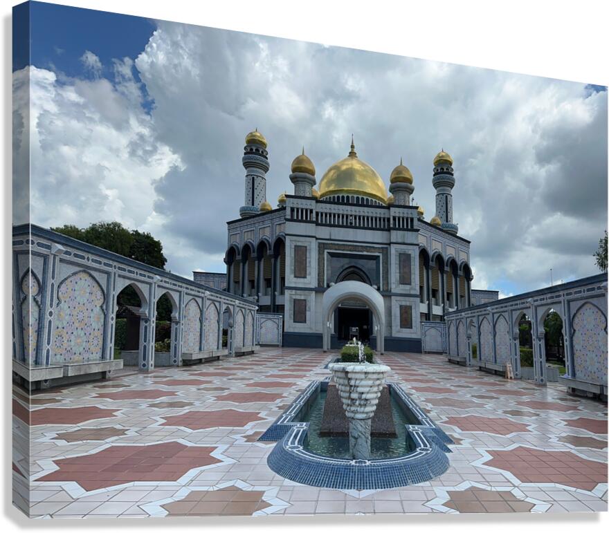 Jame Asr Hassanil Bolkiah Mosque Brunei 1 Canvas Print