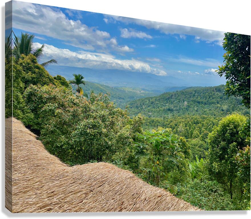 From the Rooftop Munduk Bali Canvas Print