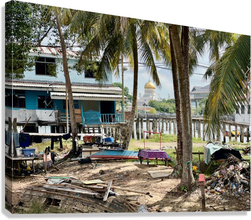 Kampong Ayer Floating Village Brunei 9 Canvas Print