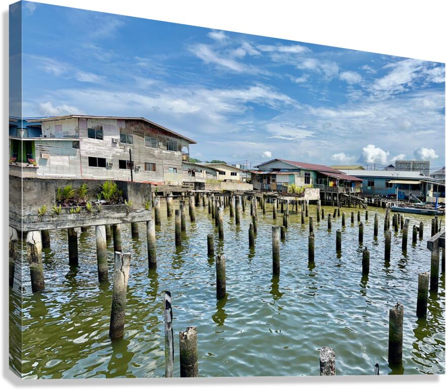 Kampong Ayer Floating Village Brunei 7 Canvas Print