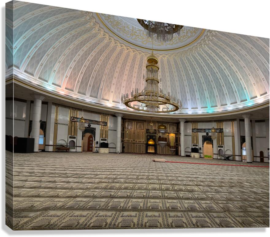 Jame Asr Hassanil Bolkiah Mosque Brunei 3 Canvas Print
