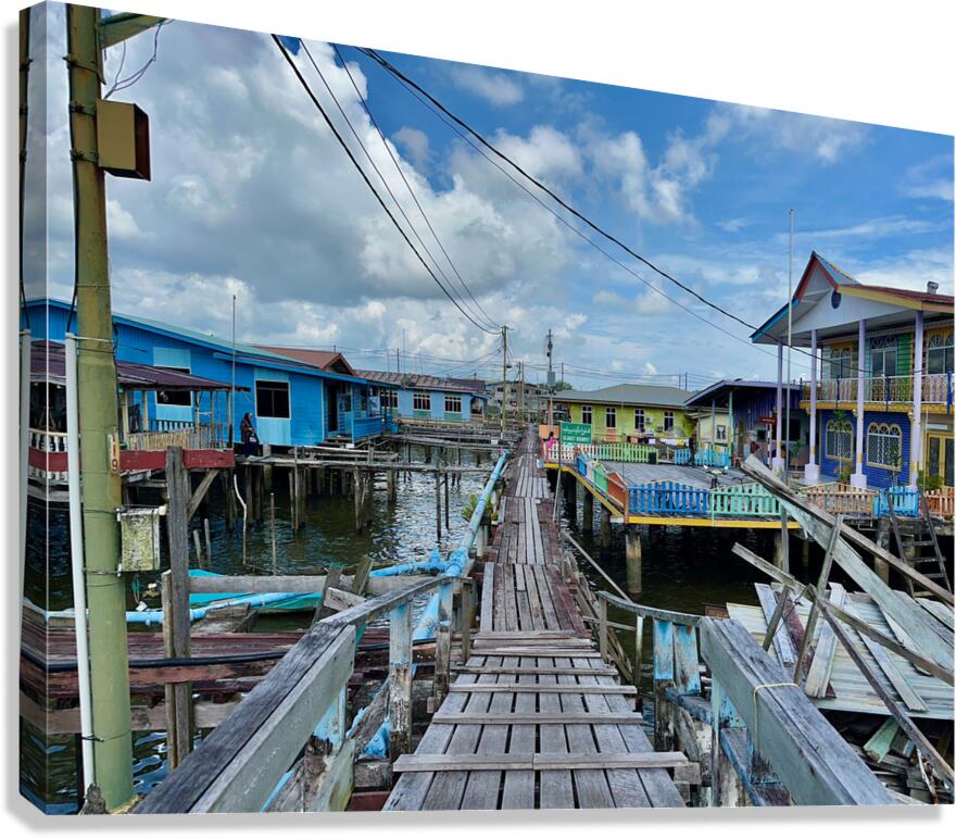 Kampong Ayer Floating Village Brunei 4 Canvas Print