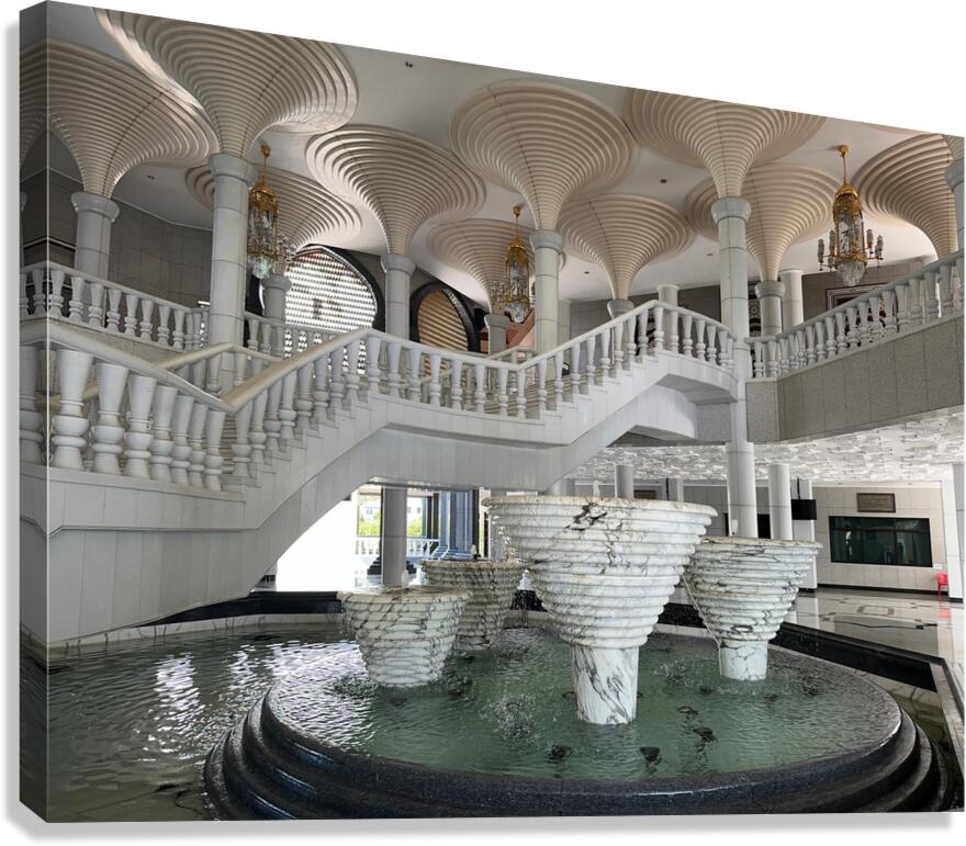 Jame Asr Hassanil Bolkiah Mosque Brunei 2 Canvas Print