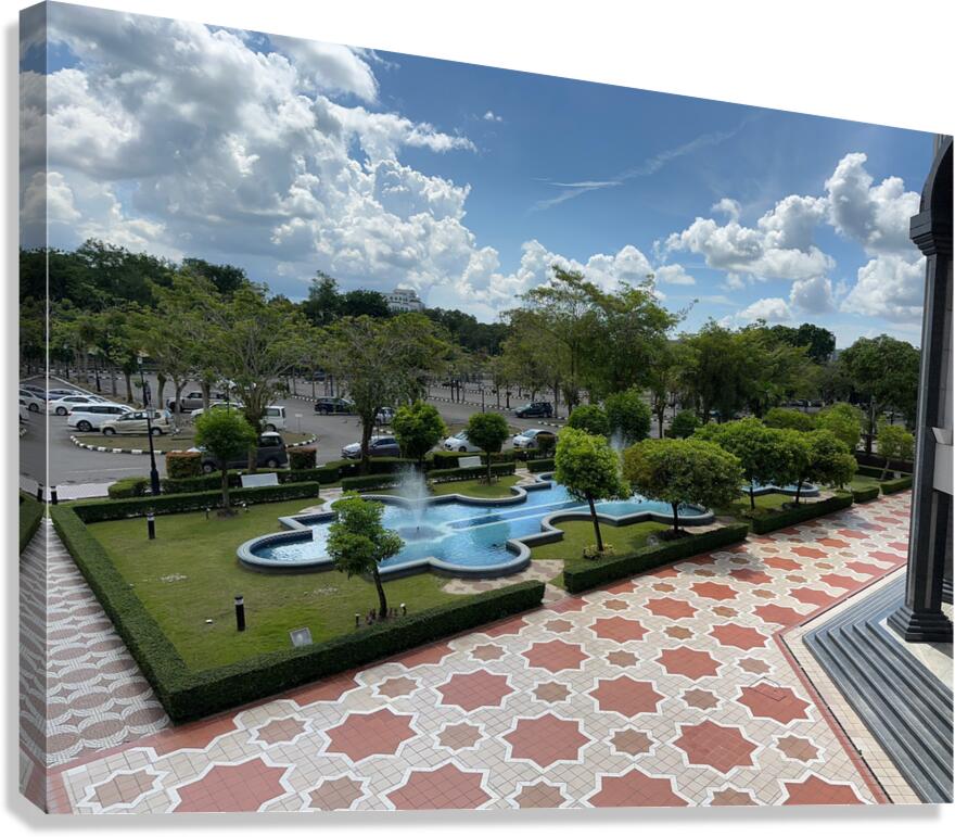 Jame Asr Hassanil Bolkiah Mosque Brunei 4 Canvas Print