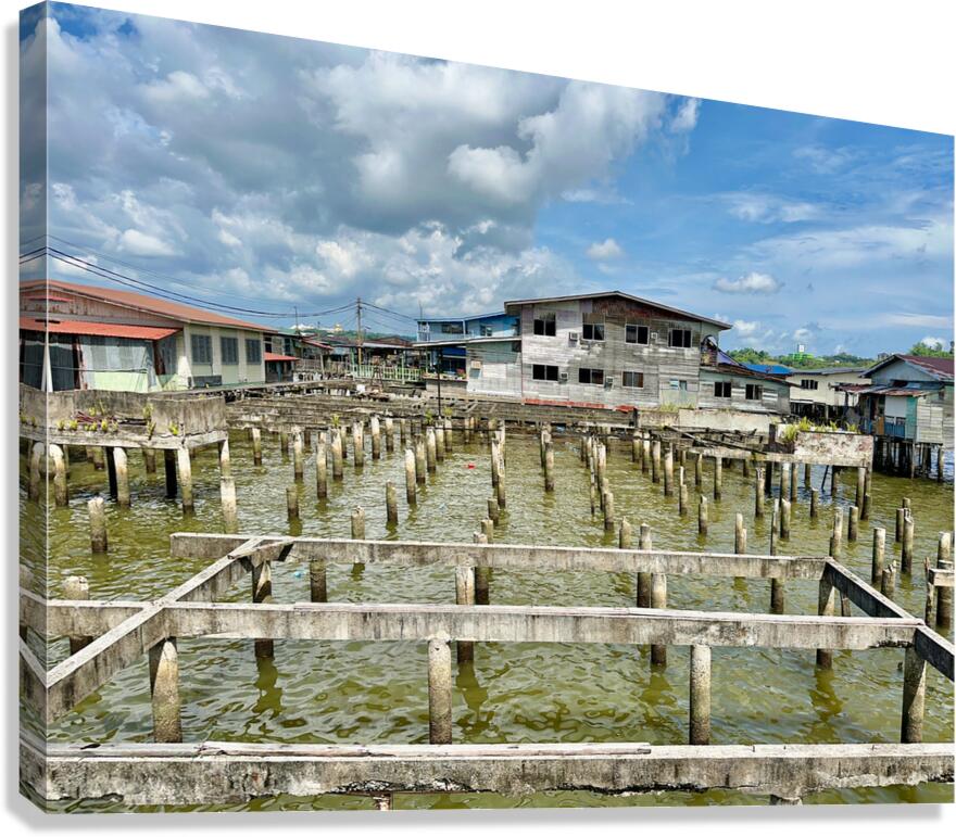 Kampong Ayer Floating Village Brunei 6 Canvas Print